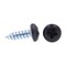 Prime-Line Sheet Metal Screw, S-Tap Pan Head Phil Dr No. 8 X 1/2in Zinc Pl Steel Black Head 25PK 9154657 - alternate 4